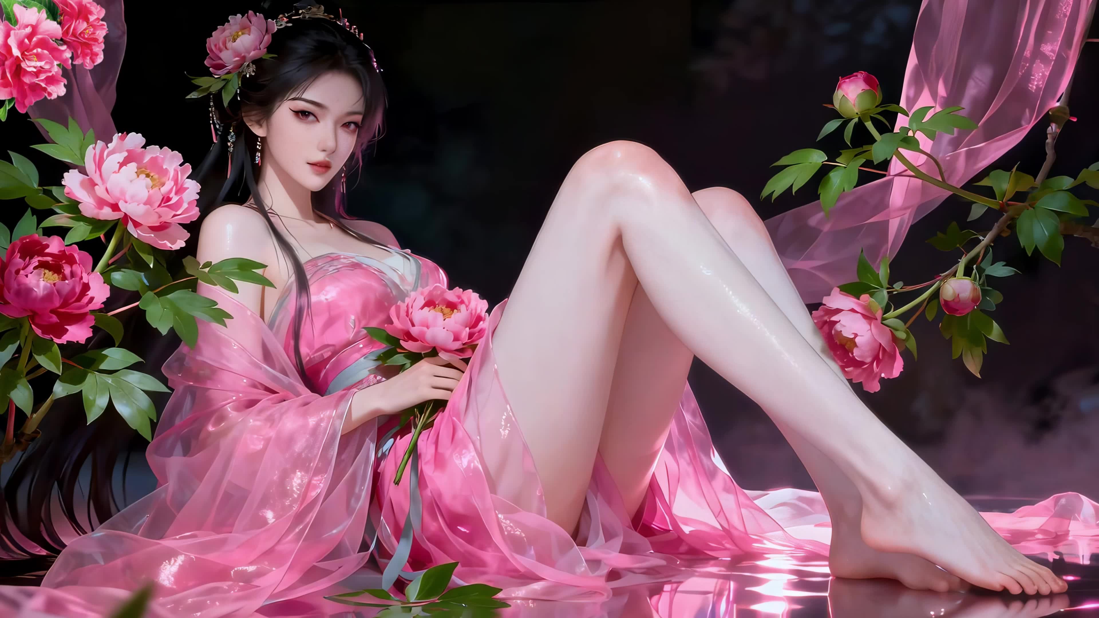 长腿美女