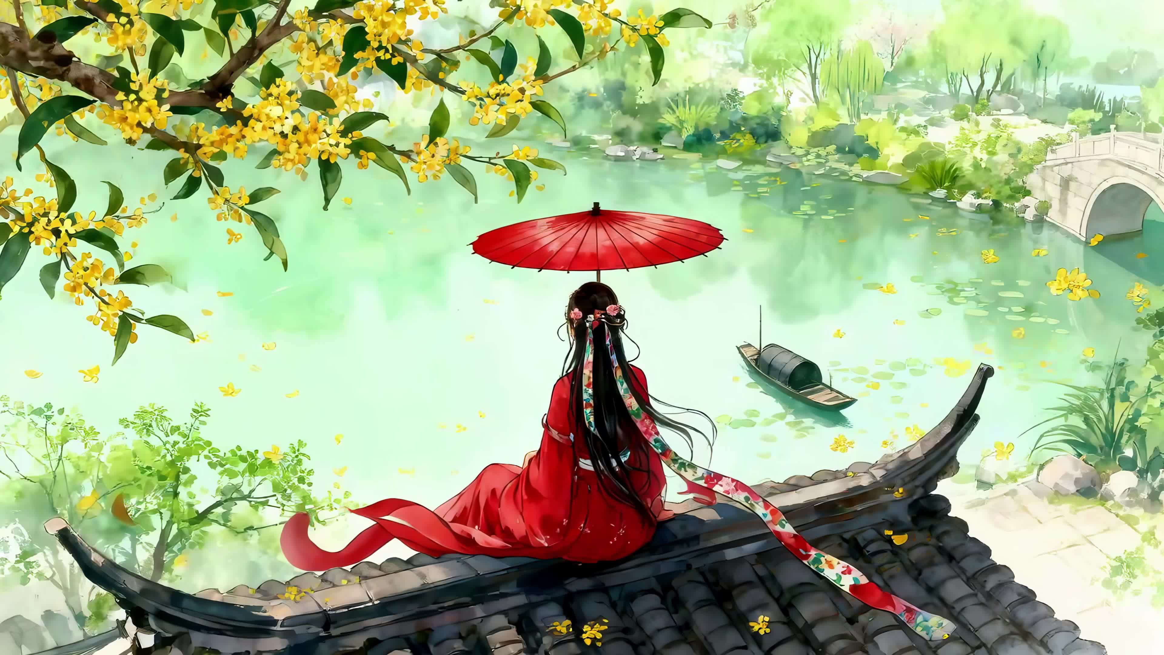 红衣美人