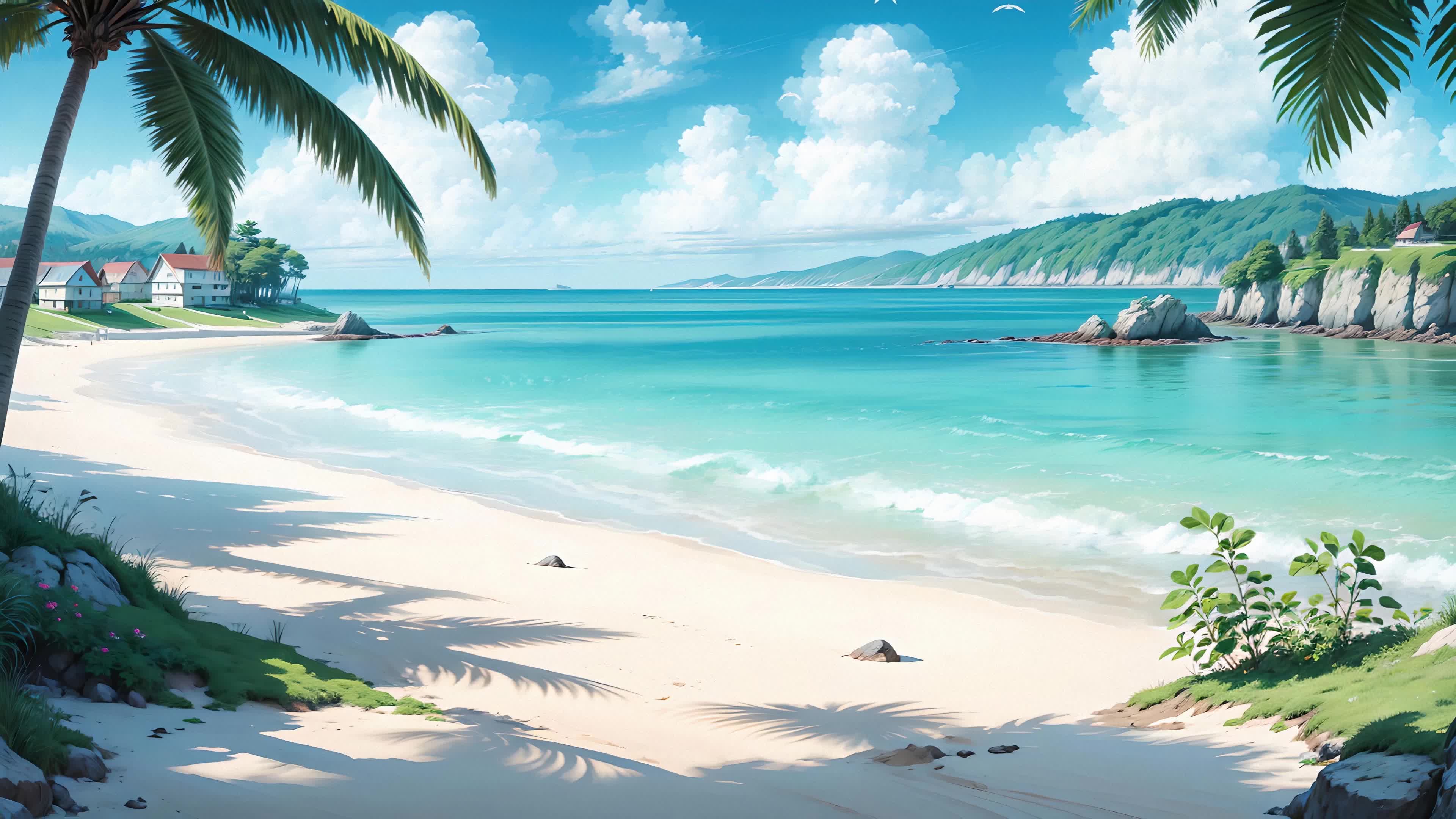 唯美沙滩海景