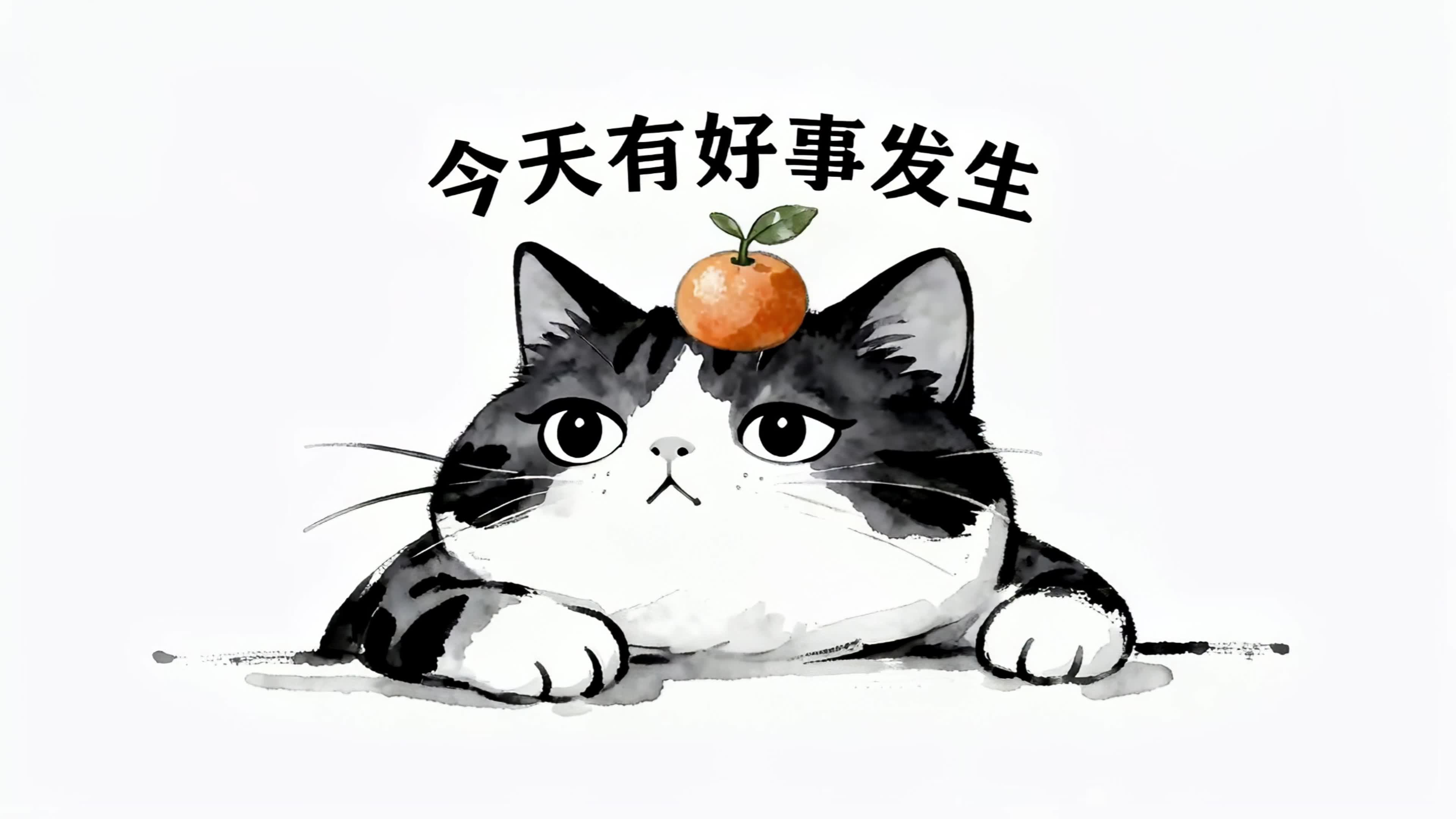 今天有好事发生