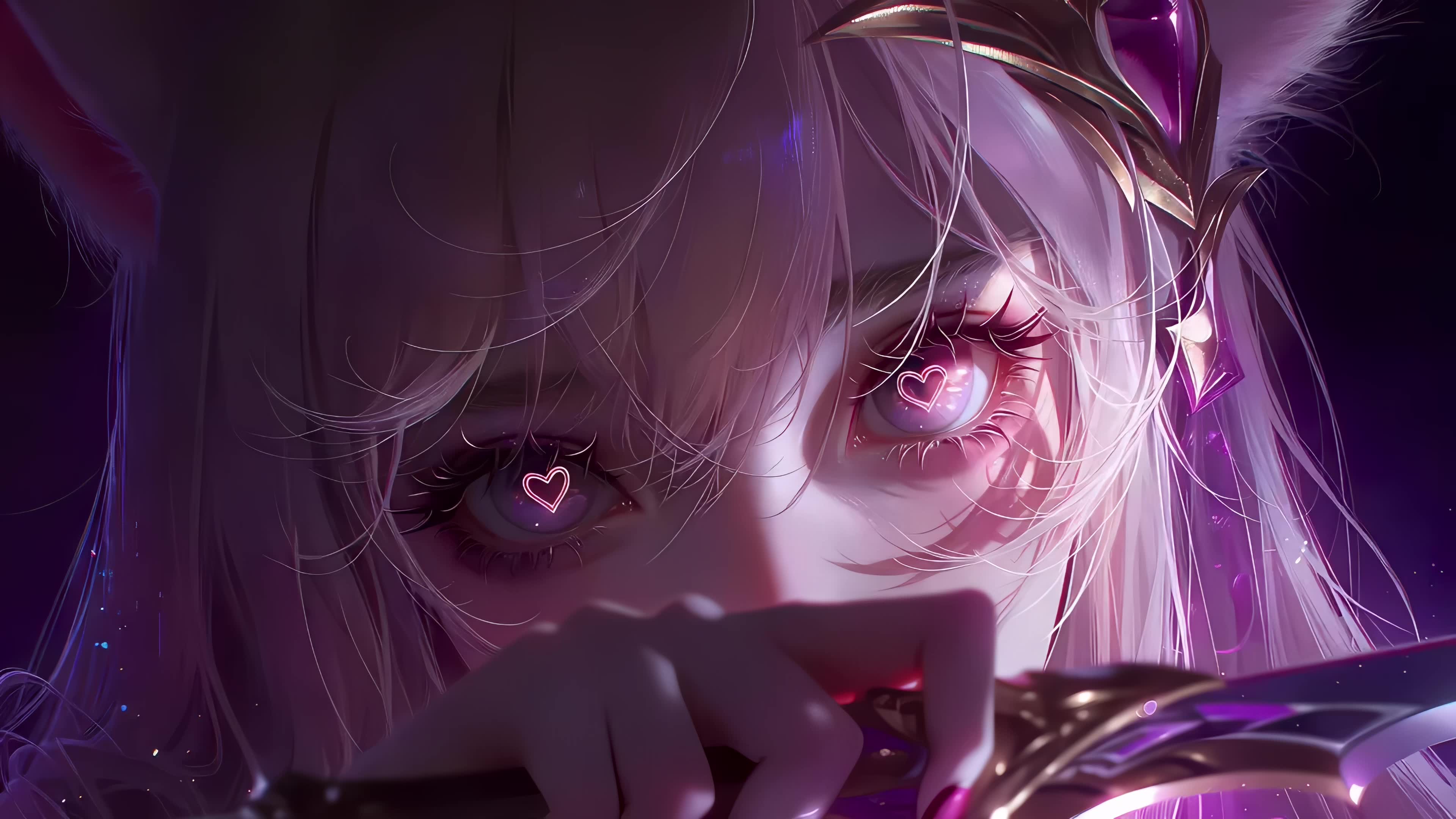 心动紫刃狐耳女神