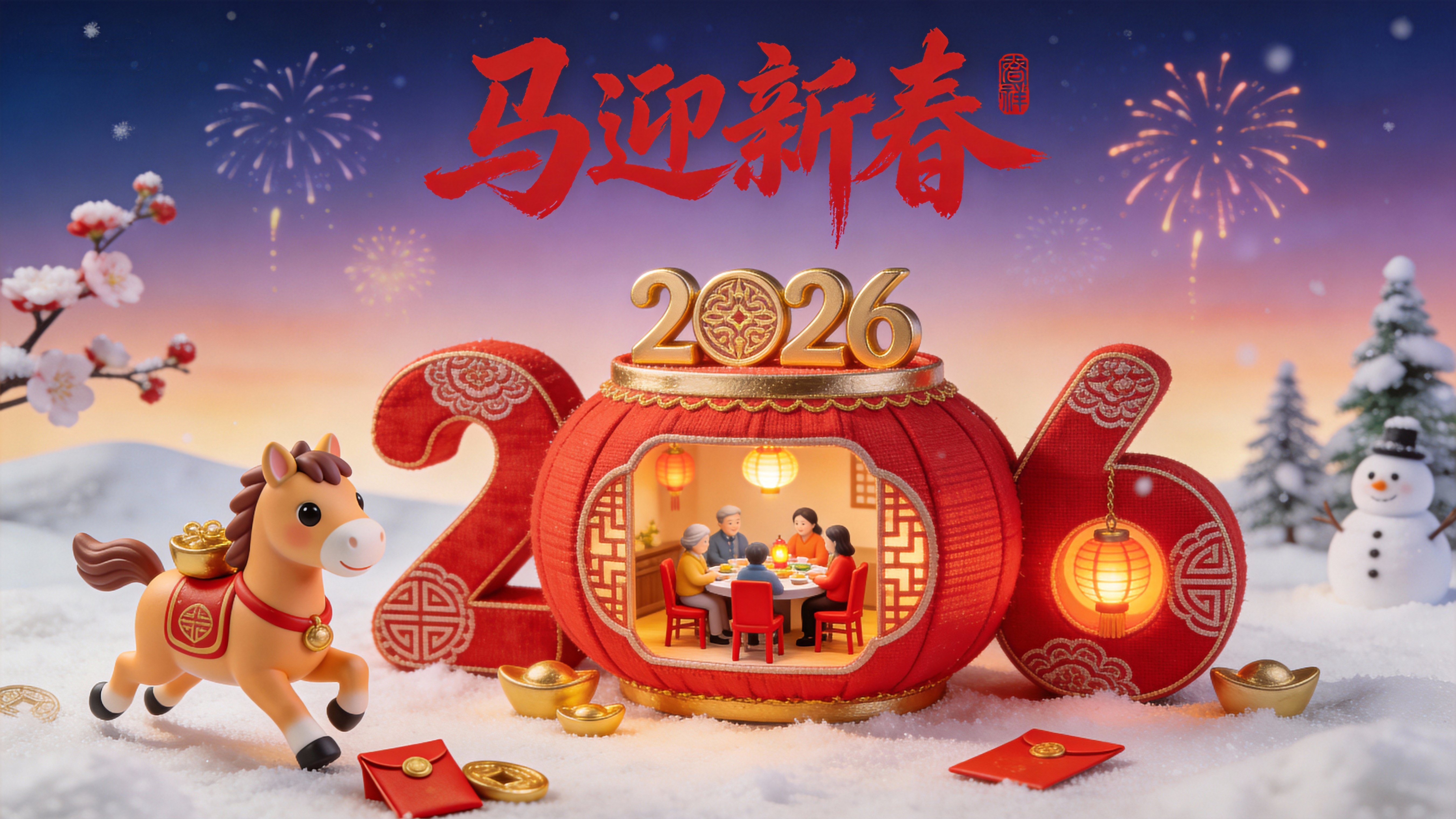马迎新春
