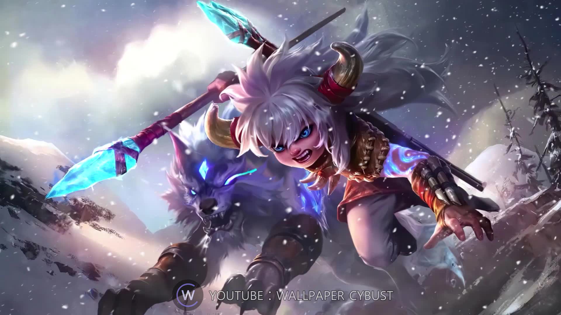 波波与库巴 Mobile Legends: Bang Bang / YouTube壁纸 赛博爆裂