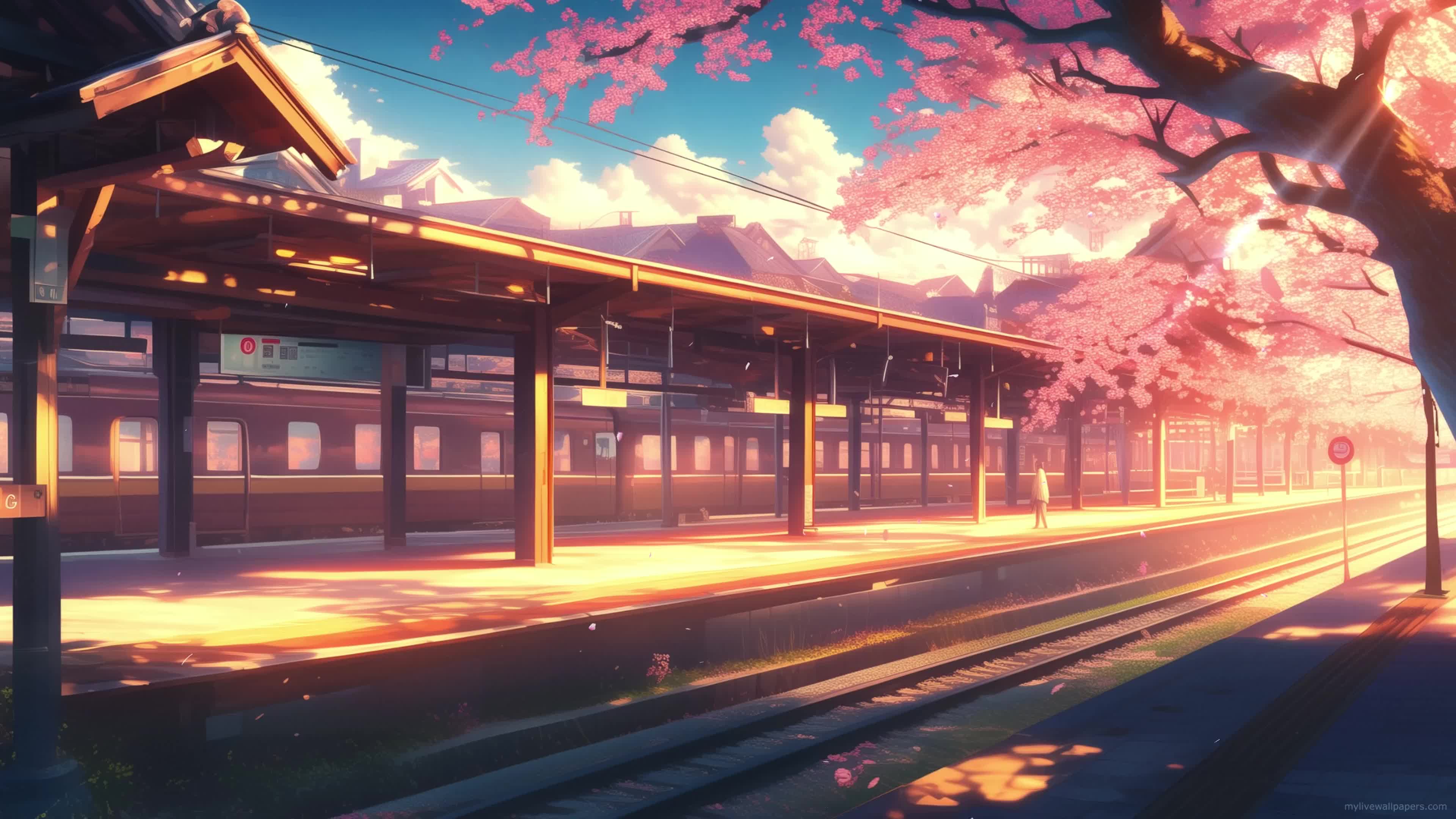 樱花车站 - 4K