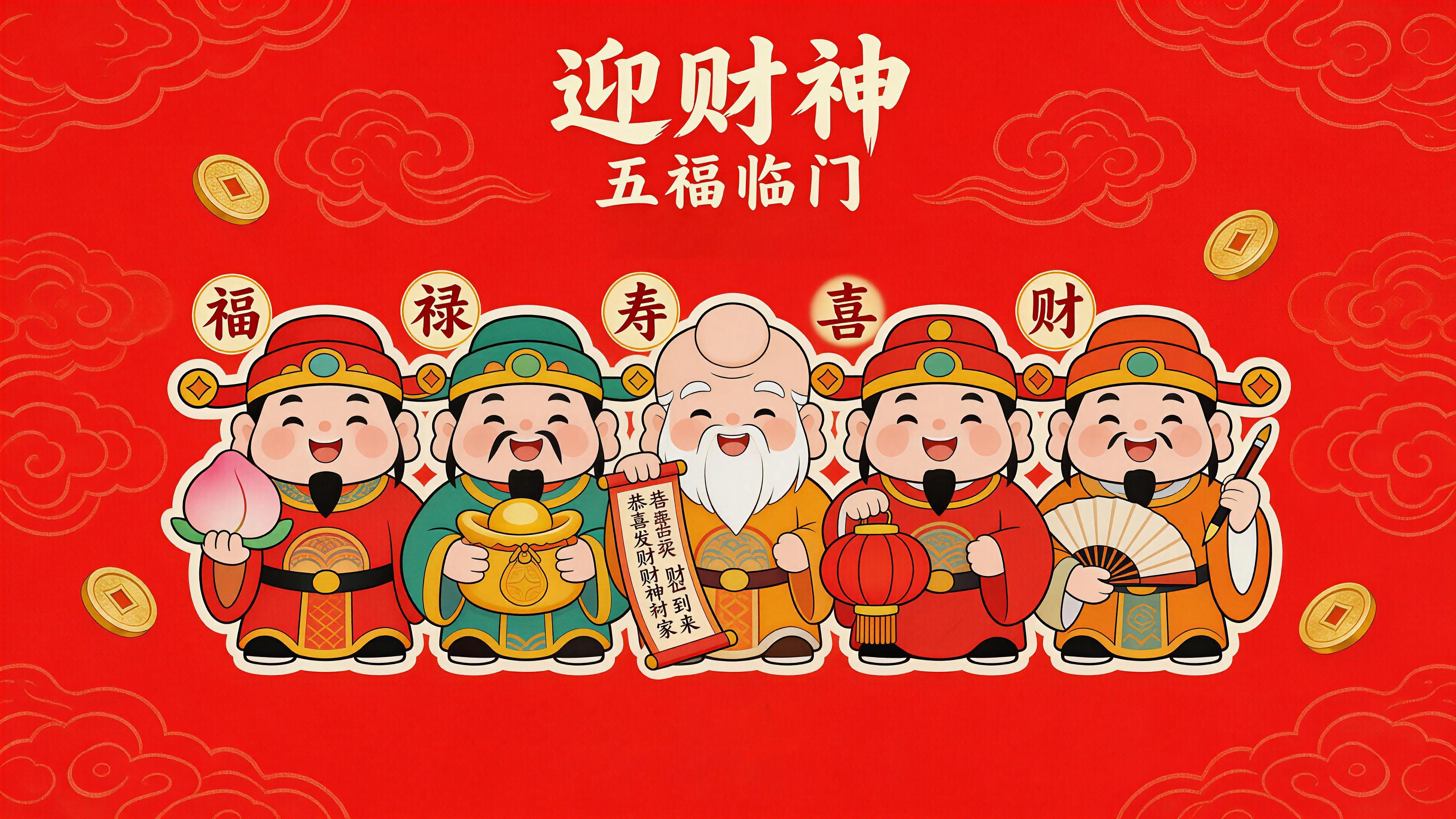 迎财神