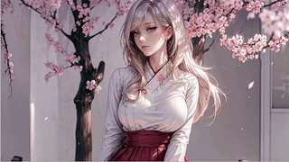 花开少女 ─ 4K动态壁纸
