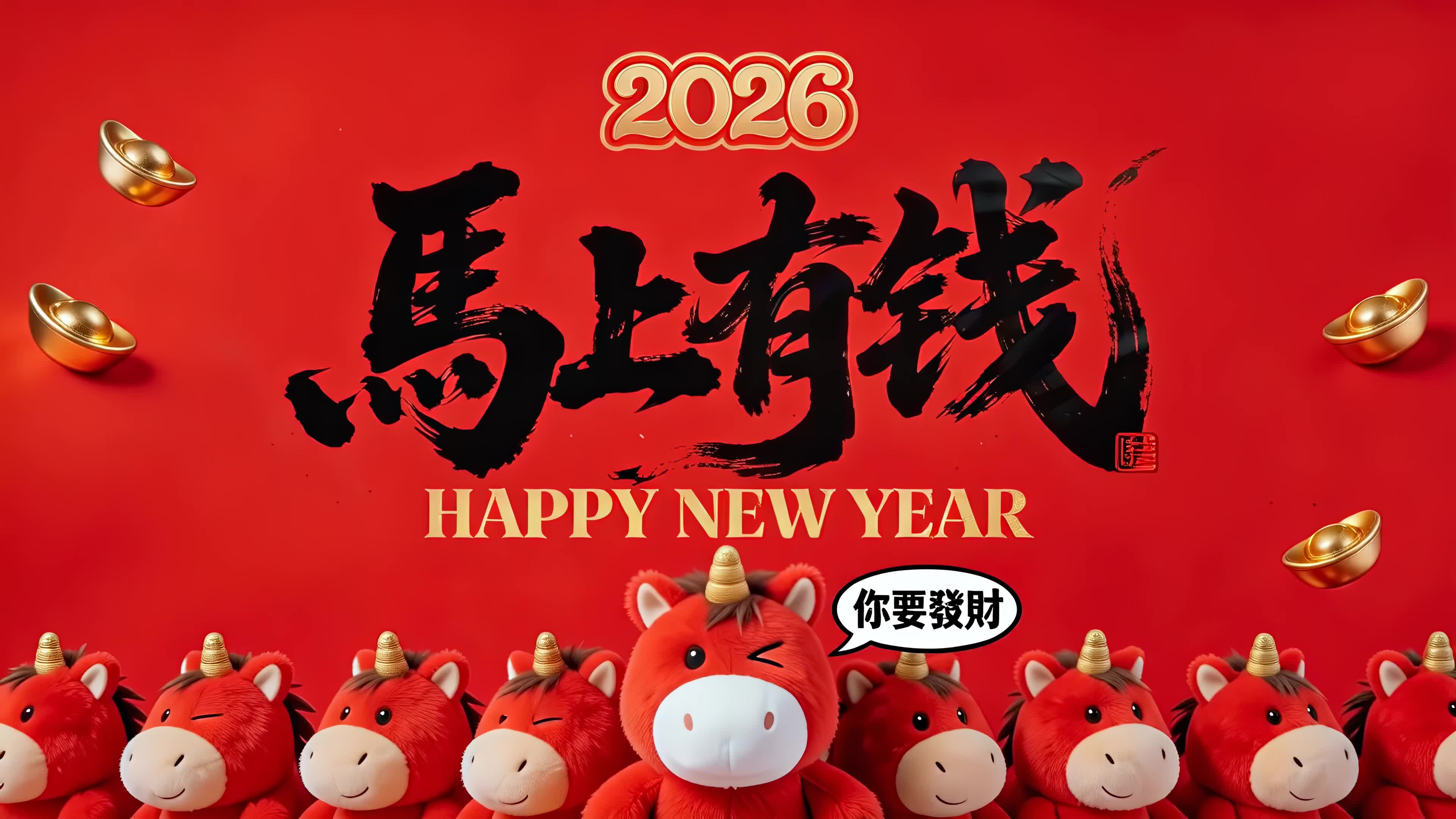 马上有钱节日桌面
