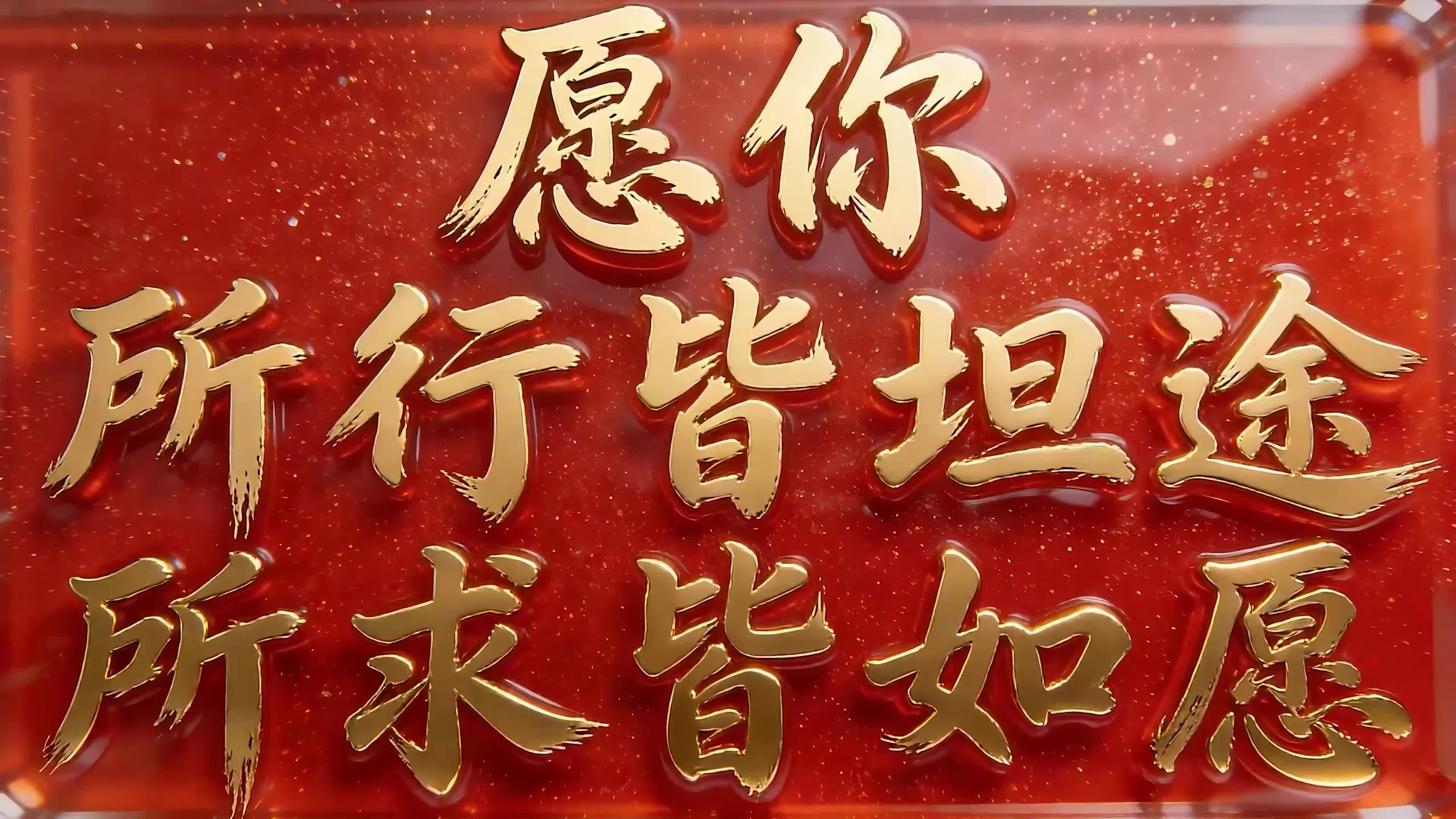 愿你所行皆坦途