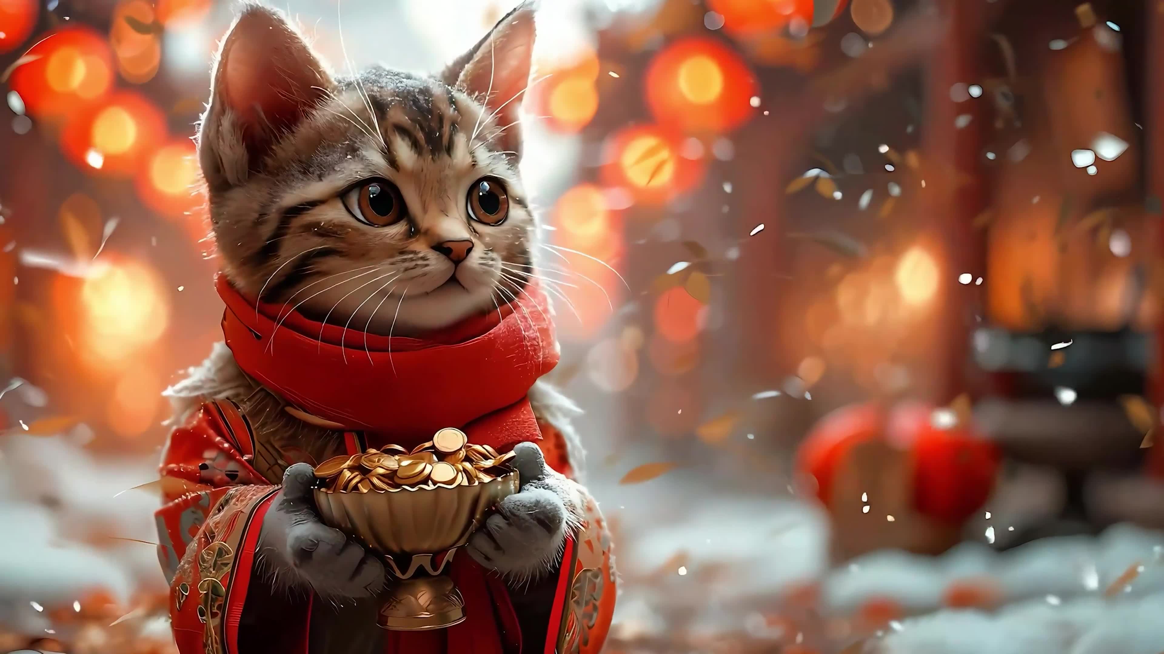 新年快乐猫咪