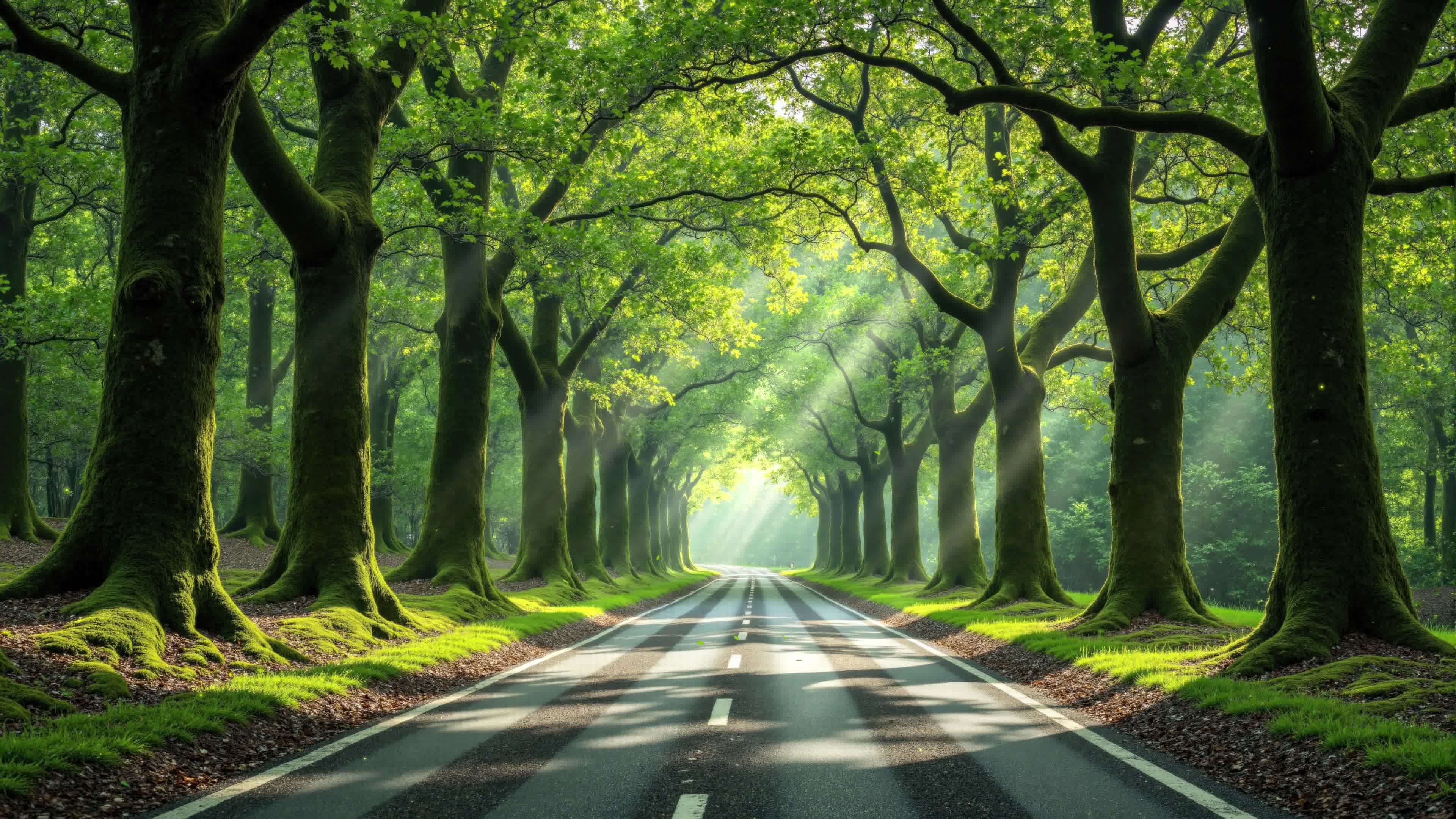 护眼绿荫公路