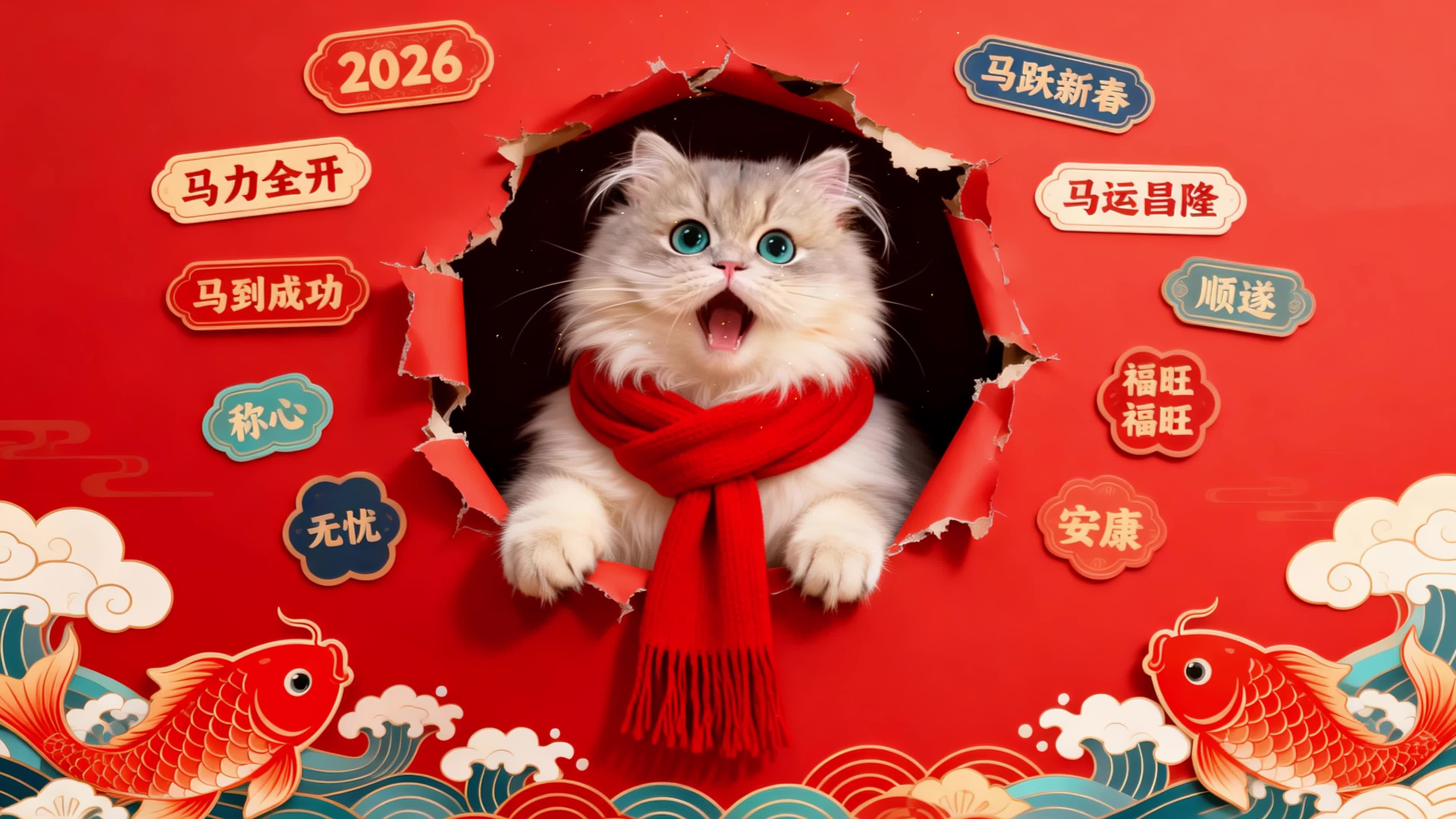 新年猫