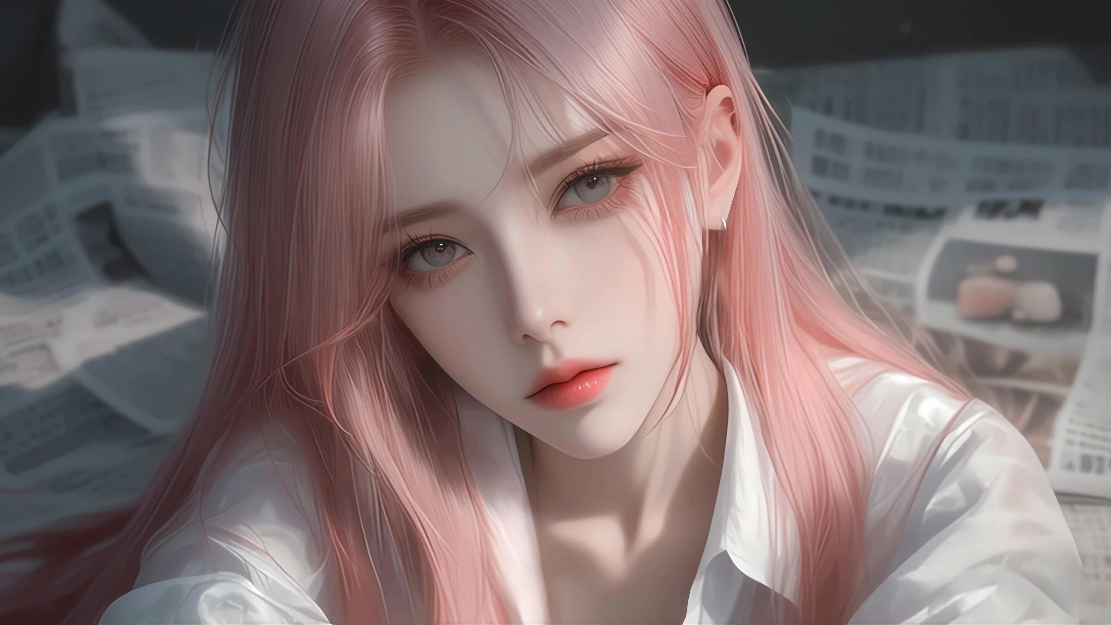 清纯衬衫女神 