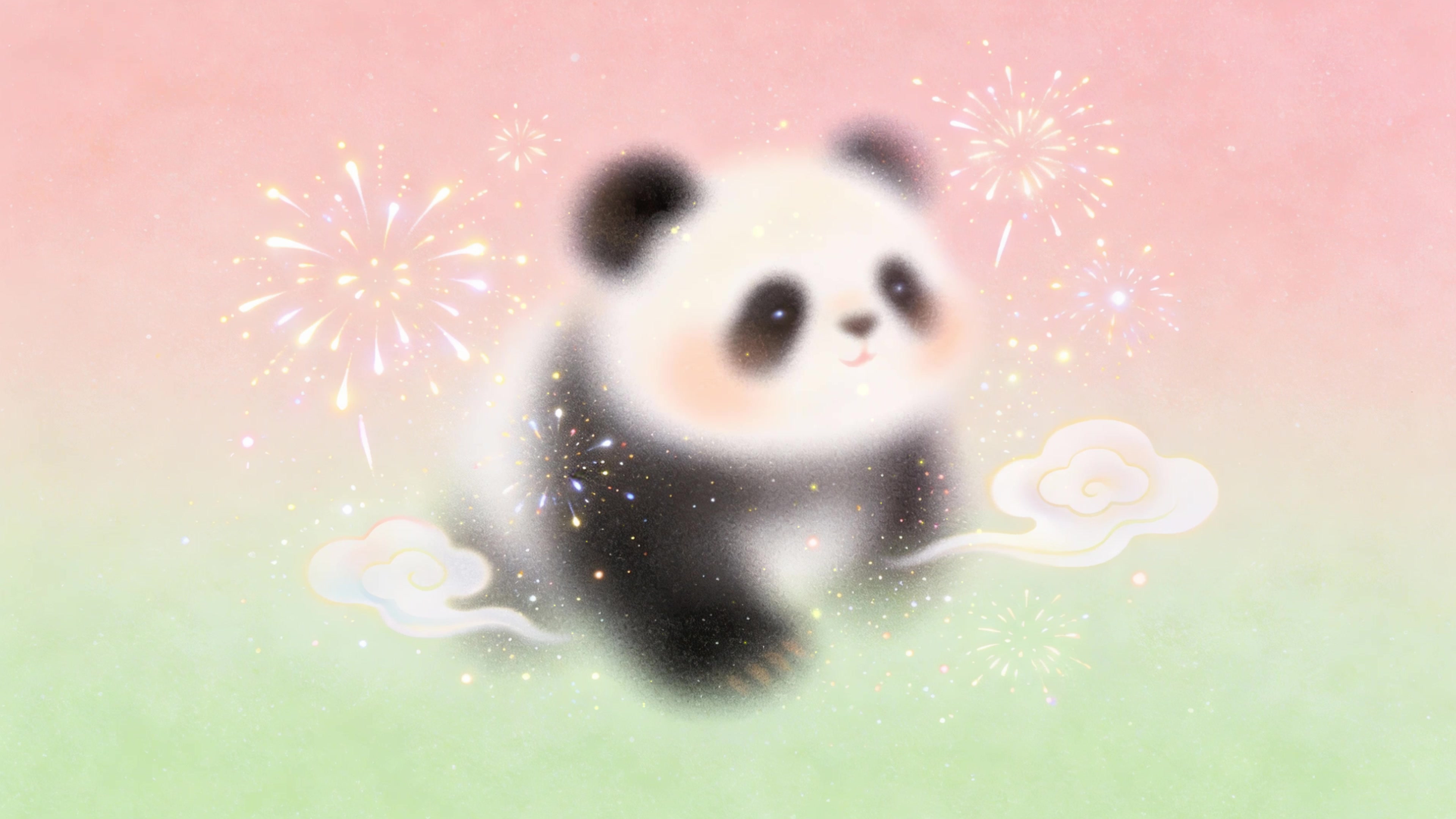 可爱熊猫