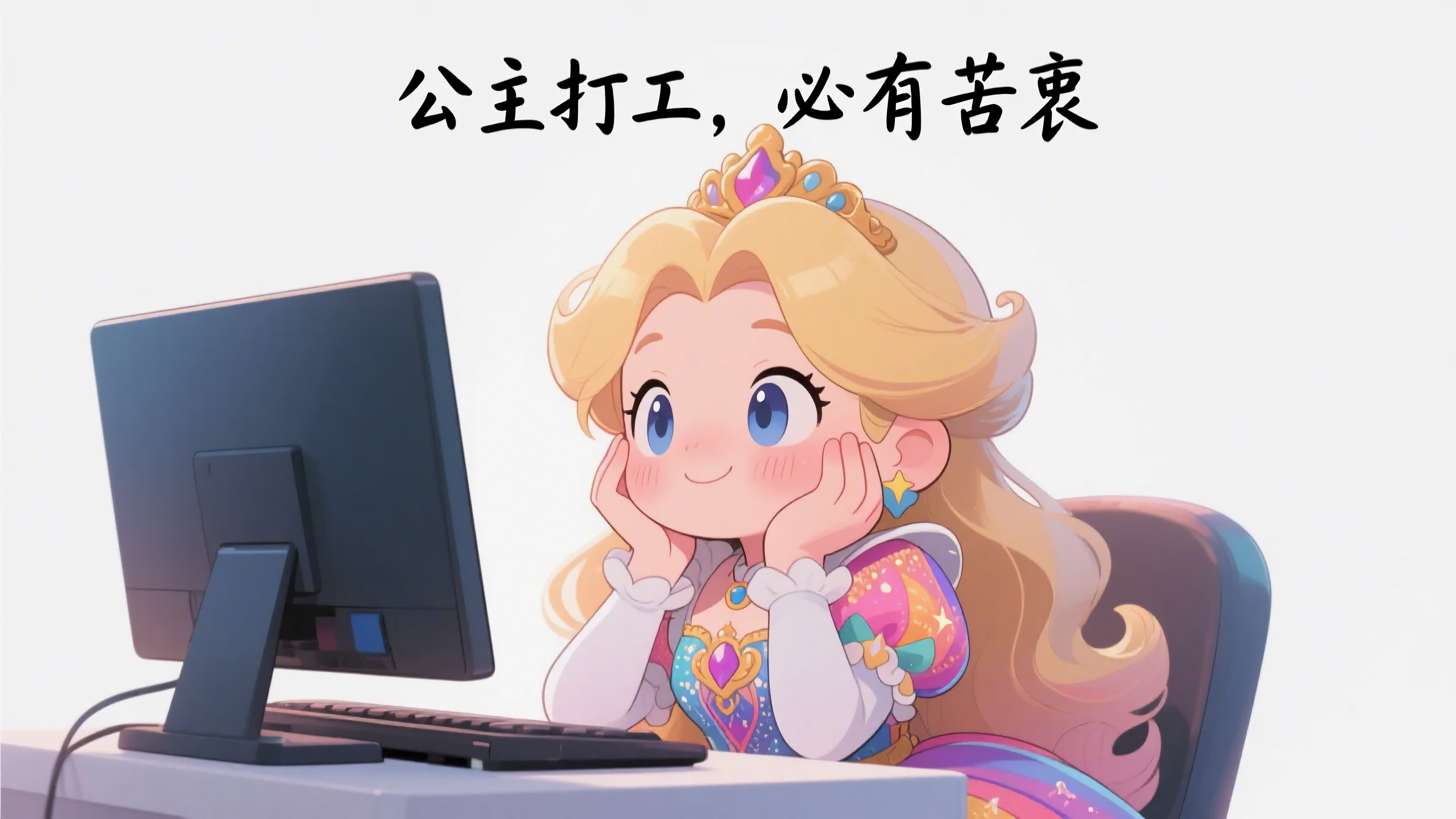 公主打工必有苦衷