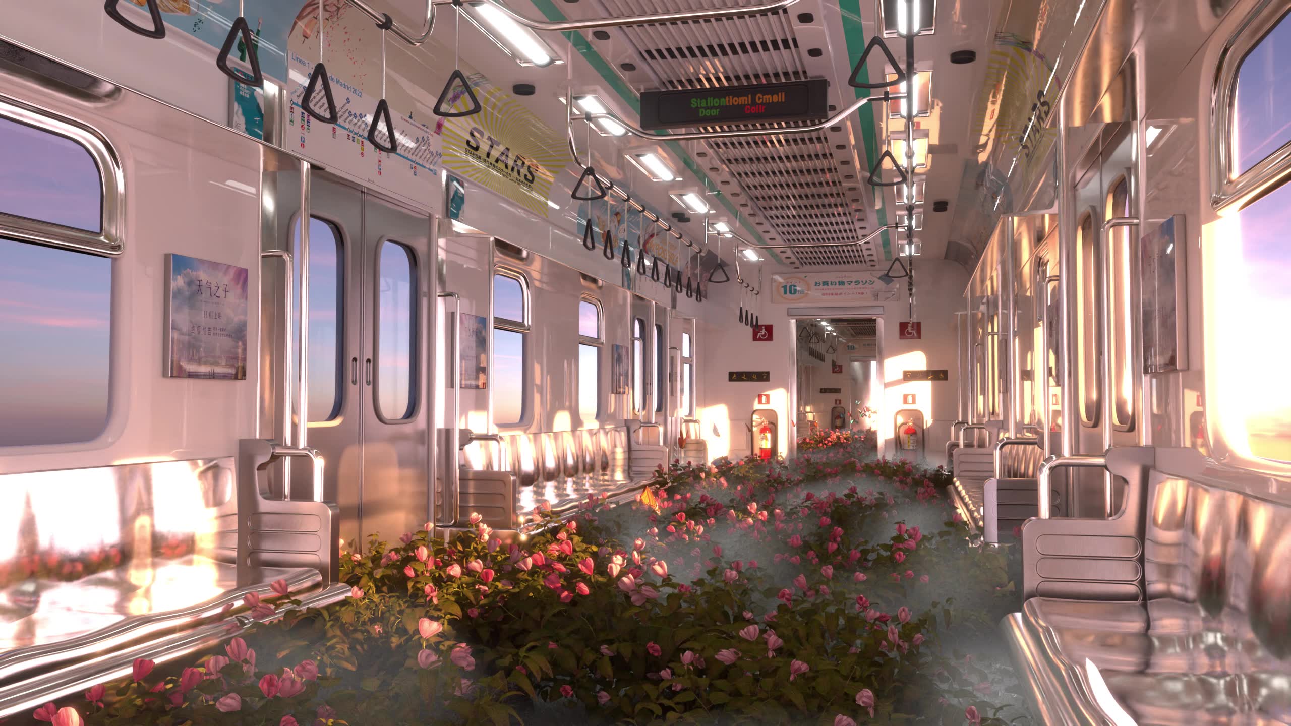 地铁花海 Metro Flower Sea