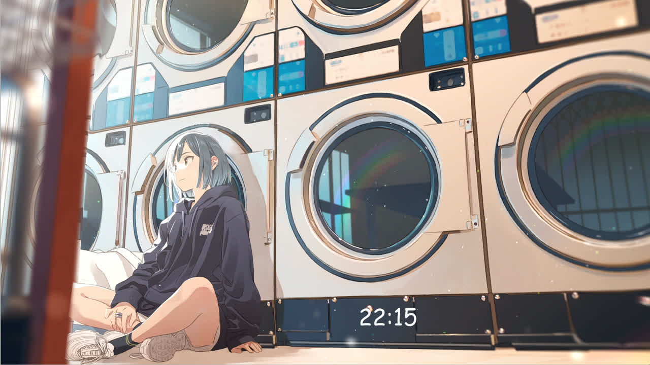 洗衣房的休憩时光 by 岚澄[4K]