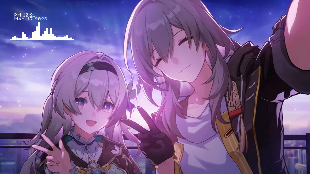 星萤の合影（优化版）    流萤X星——夜莺Night【崩坏星穹铁道】