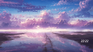 夕阳霞云