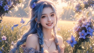 4k花海女孩
