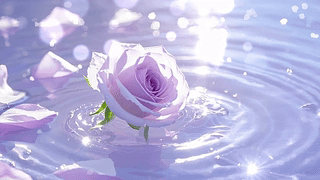 水漾紫玫瑰