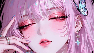 粉漾万花瞳