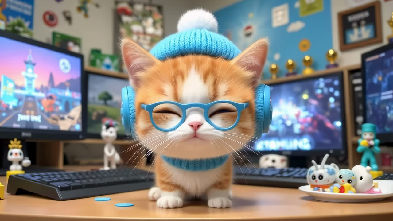 好奇可爱猫