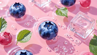 蓝莓水流系列