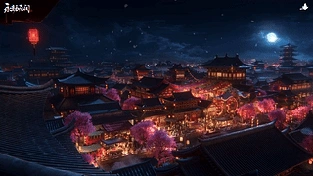 永劫无间-明月长安城 动态壁纸 | 作者：小佛