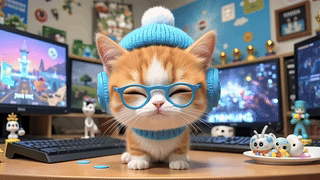 好奇可爱猫