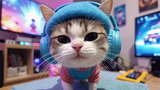 好奇小猫