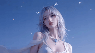 银发少女