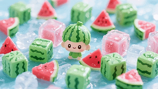 凉感西瓜方糖