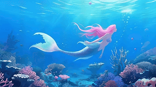 海底人鱼女孩