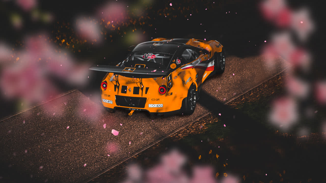 Forza Horizon 4 Ferrari 599 樱花下的法拉利