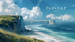 奇幻风格海岸景观/coastal landscape fantasy style