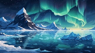 《数字艺术雪景 4》