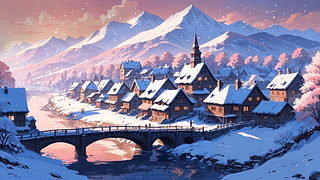 《数字艺术雪景 3》