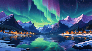 《数字艺术雪景 2》