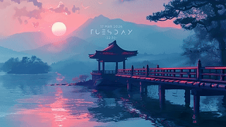 《日本背景数字艺术 1》