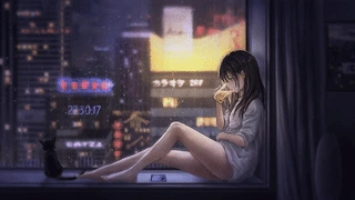 慵懒少女与猫 [4K超清]/Chilling Out Girl & Cat [4k] 动态壁纸 | 作者：NRTHWAY.