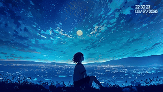 《动漫夜空插画 2》