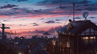海滨小镇