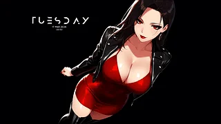 《女孩 | 深色背景 | 深色与彩色版本 | 4K》