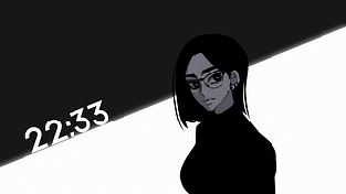 黑白女孩 动态壁纸 | 作者：JIANAR