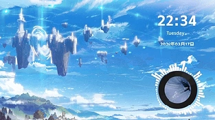天空之城 动态壁纸 | 作者：搬搬