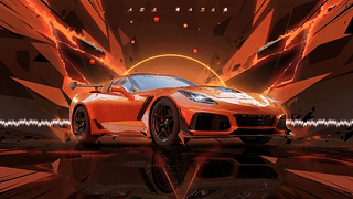 王牌竞速-Corvette ZR1（自定义音频响应）