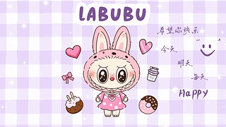 labubu希望你快乐每天