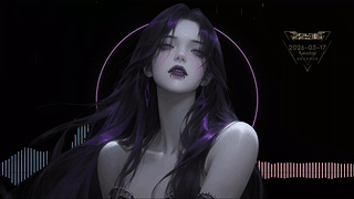 可视化紫发少女-时间同步