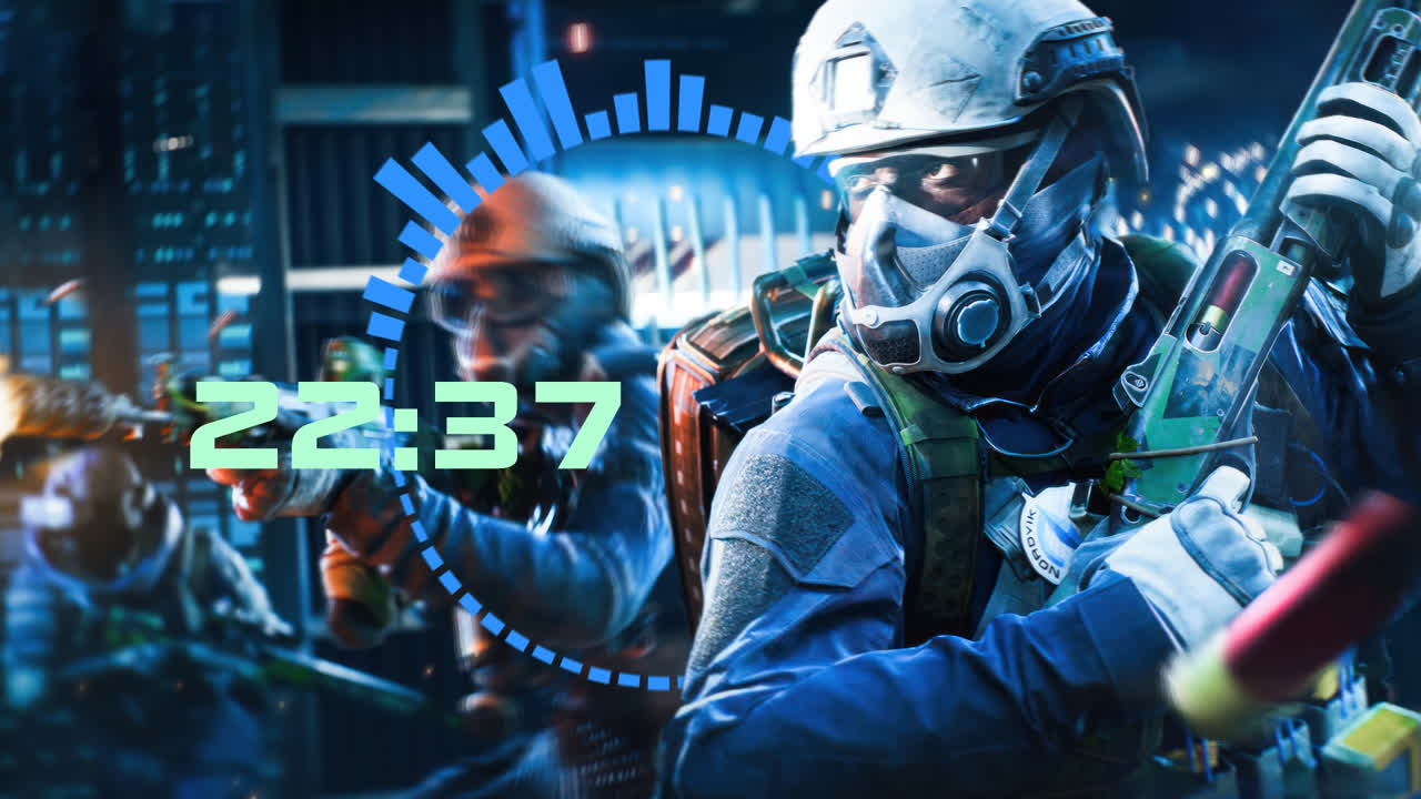 [4K]战地风云2042 删隐地区爱尔兰佬MCS-880-动态视差-时间与音频响应 BATTLEFIELD2042
