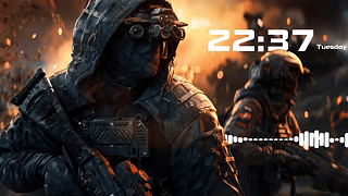 [4K]战地风云2042 卡斯帕 动态视差-时间与音频响应动态壁纸 BATTLEFIELD 2042
